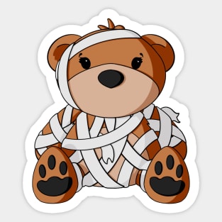 Mummy Teddy Bear Sticker